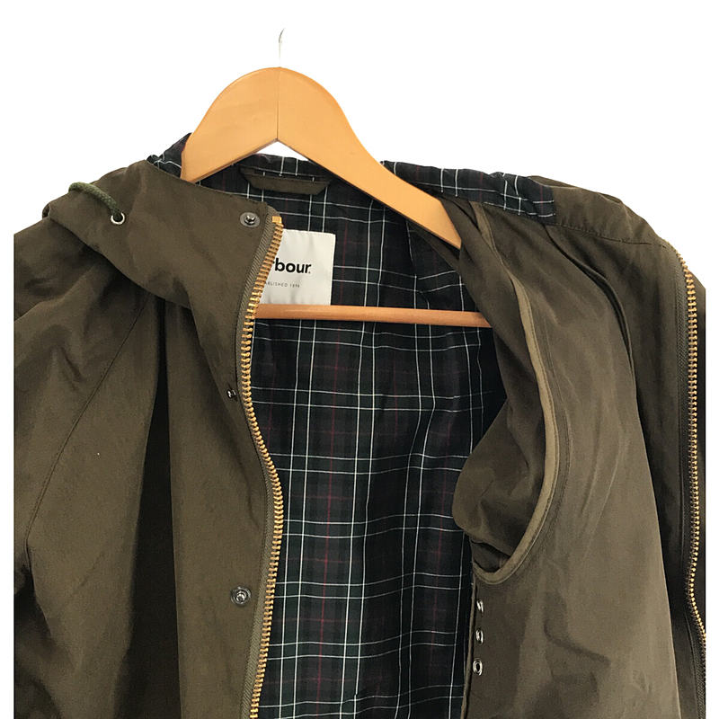 Barbour / バブアー × BEAMS F ビームス / 別注 HOODED HUNTING ピーチドコットン ハンティングコート