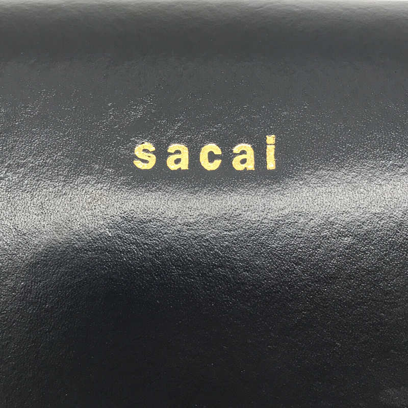 sacai / サカイ 2way ゴールドチェーン レザー ハンド バッグ