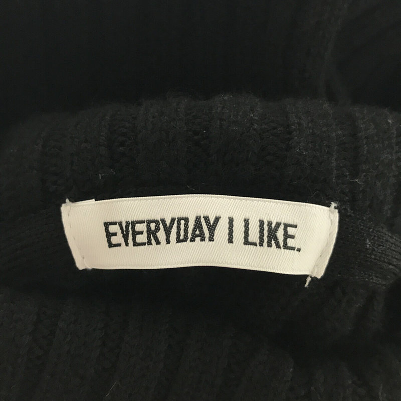 Deuxieme Classe / ドゥーズィエムクラス EVERYDAY I LIKE. エブリデイ アイ ライク Oversized rib タートルネック プルオーバー ニット