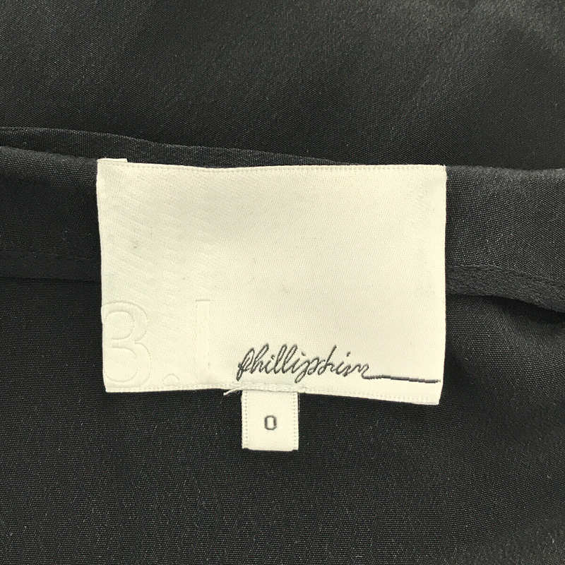 3.1 Phillip Lim /  スリーワンフィリップリム silk シルク 100％ クルーネック ドレス ワンピース