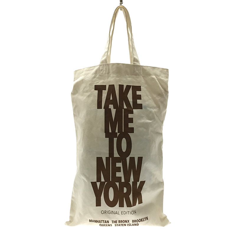 TAKE ME TO NY BAG プリント エコ ショルダー トート バッグ