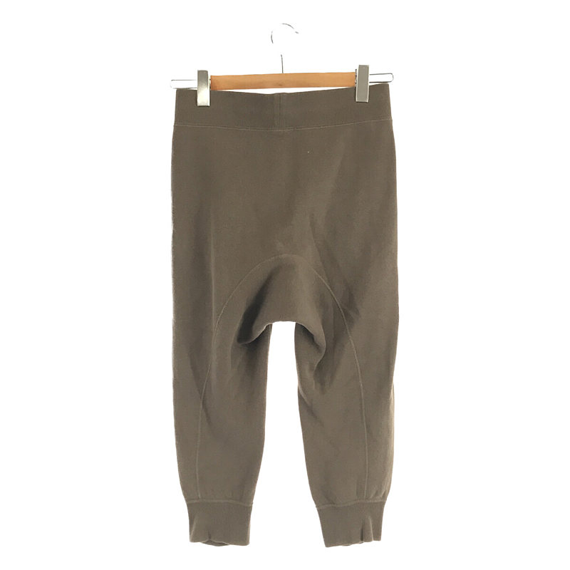 scye basics / サイベーシックス コットン サルエル スウェット イージー リブ パンツ