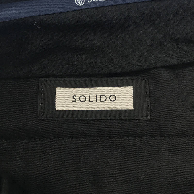 SOLIDO / ソリード C-Manerd テーパード スラックス パンツ