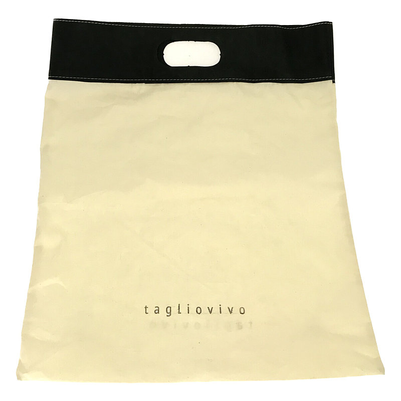 TAGLIOVIVO / タリオヴィヴォ イタリア製 BAULETTO S. バウレット S GUIDI グイディ レザー リネン ハンド バッグ 保存袋付き