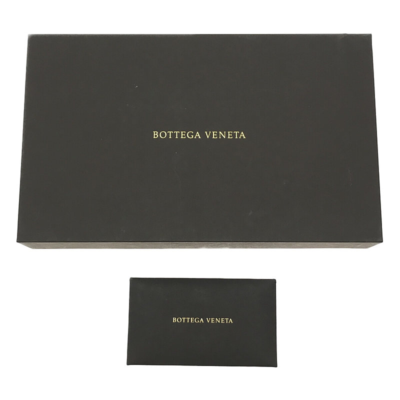 BOTTEGA VENETA / ボッテガヴェネタ イタリア製 イントレチャート バイカラー レザー L字ファスナー  ウォレット 長財布 保存箱付き