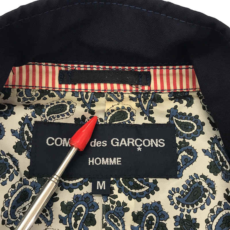 COMME des GARCONS HOMME / コムデギャルソンオム ウール パッカリング 3B テーラード ジャケット