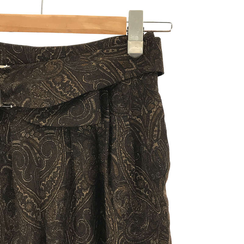 CLANE / クラネ PAISLEY TUCK PANTS ペイズリータックパンツ