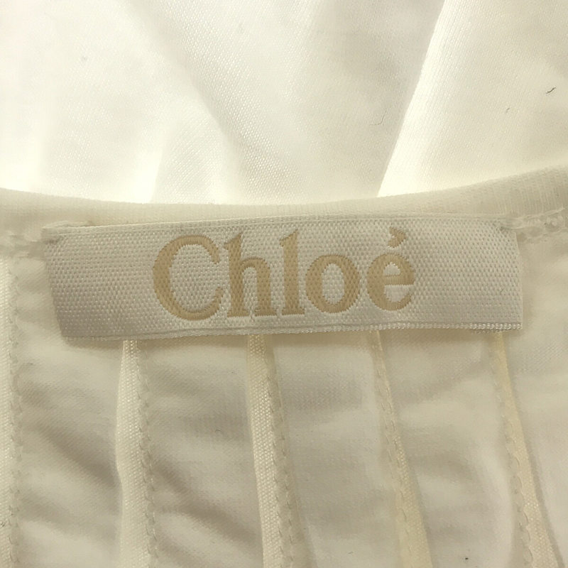 Chloe / クロエ フリルスリーブ タックトップス Tシャツ