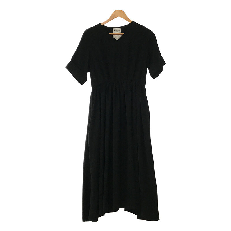 【THE DRESS #11】Vneck gather one piece Vネック ギャザー ワンピース