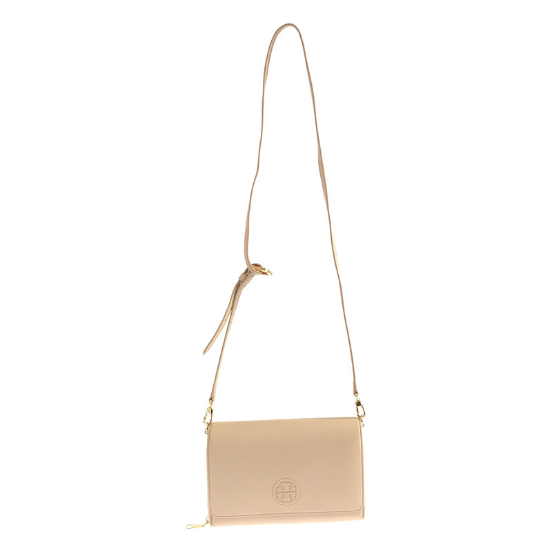 BOMBE FLAT WALLET CROSSBODY ボンベ レザー フラット ウォレット ...