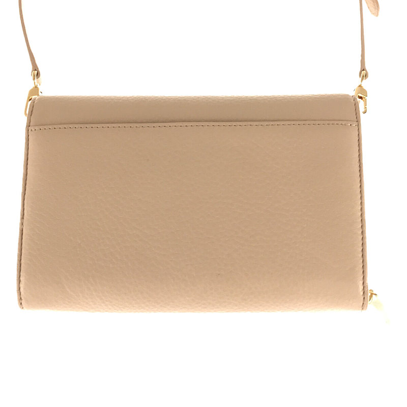 BOMBE FLAT WALLET CROSSBODY ボンベ レザー フラット ウォレット ...