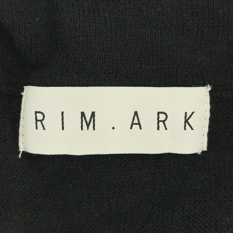 RIM.ARK / リムアーク Center slit shear knit タートルネック センタースリットシアーニット ワンピース