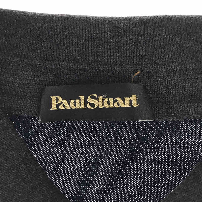 Paul Stuart / ポールスチュアート イタリア製 エクストラファイン メリノ ウール ニット ポロ