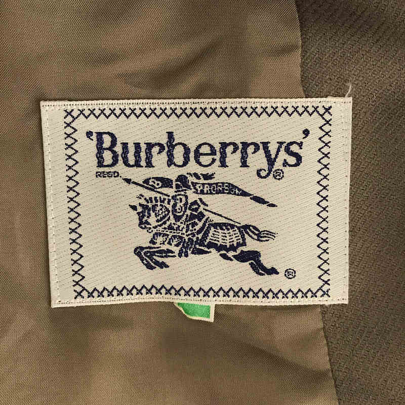 Burberrys / バーバリー ワッペン 金ボタン ノーカラーブレザー ジャケット