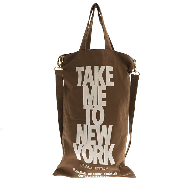 TAKE ME TO NY BAG プリント エコ ショルダー トートバッグ | ブランド ...