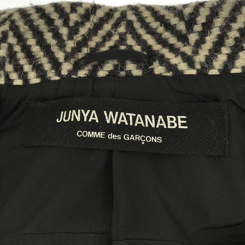 JUNYA WATANABE / ジュンヤワタナベ 90s ヴィンテージ / ヘリンボーンツイード フェイクスリーブコート