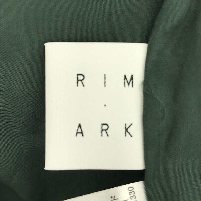 RIM.ARK / リムアーク Tie SH レーヨン タイ シャツ ブラウス