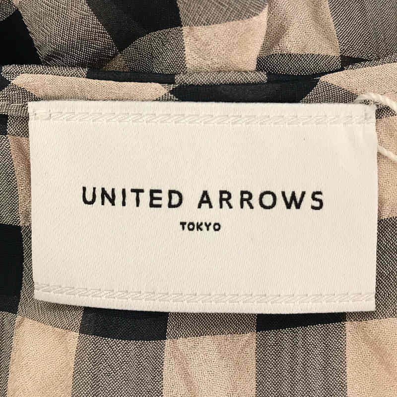 UNITED ARROWS / ユナイテッドアローズ UWCC P ギンガムチェック カシュクール ブラウス