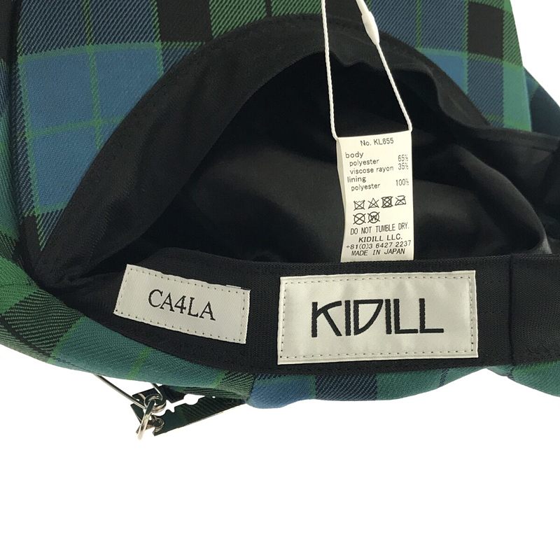 KIDILL / キディル × CA4LA カシラ 別注 Metal Badges Casquette メタル バッジ キャスケット