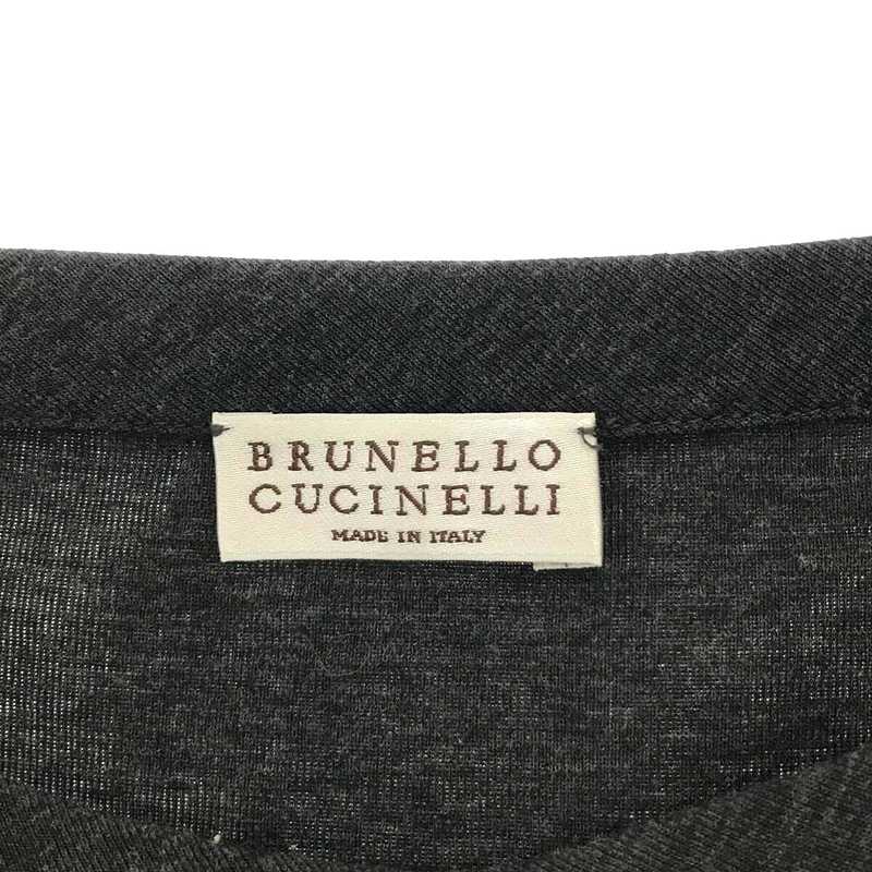 BRUNELLO CUCINELLI / ブルネロクチネリ コットン ノースリーブ ミニワンピース