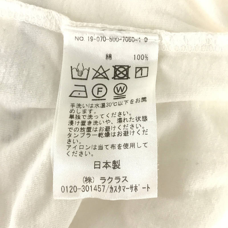 Deuxieme Classe / ドゥーズィエムクラス ヴィンテージ加工 ラグランバックプリントTシャツ