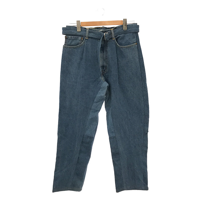 RECONSTRUCTED BELTED BAGGY DENIM Levi's 再構築 バギー デニム パンツ ベルト付き