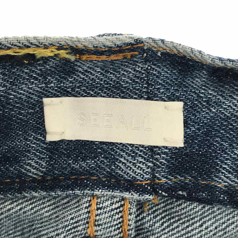 SEEALL / シーオール RECONSTRUCTED BELTED BAGGY DENIM Levi's 再構築 バギー デニム パンツ ベルト付き