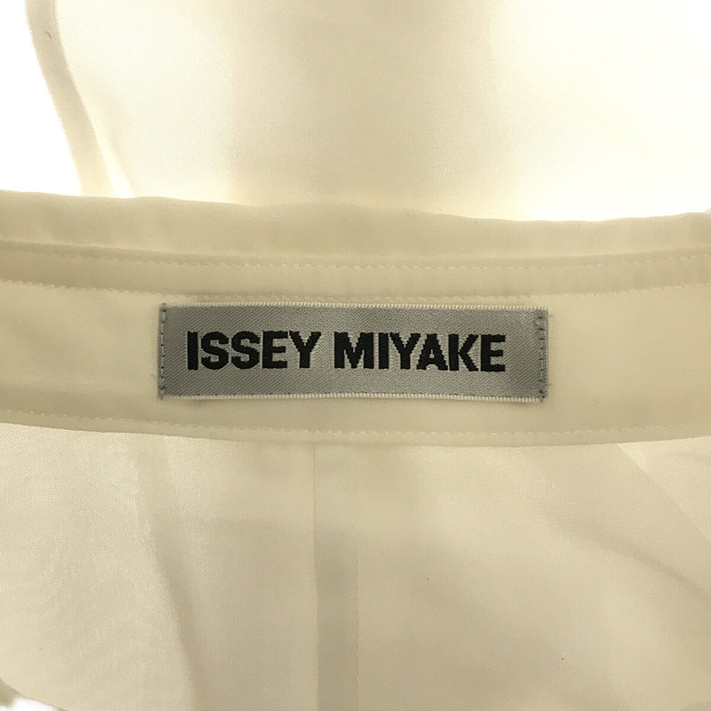 ISSEY MIYAKE / イッセイミヤケ トリアセテート ポリエステル シースルー シャツ