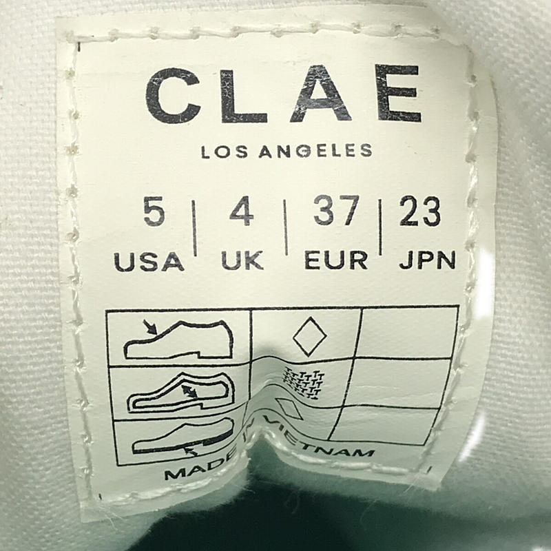 CLAE / クレイ × 佐藤晴美 ELLE DIGITAL 25th限定 別注 MALONE VEGAN スニーカー