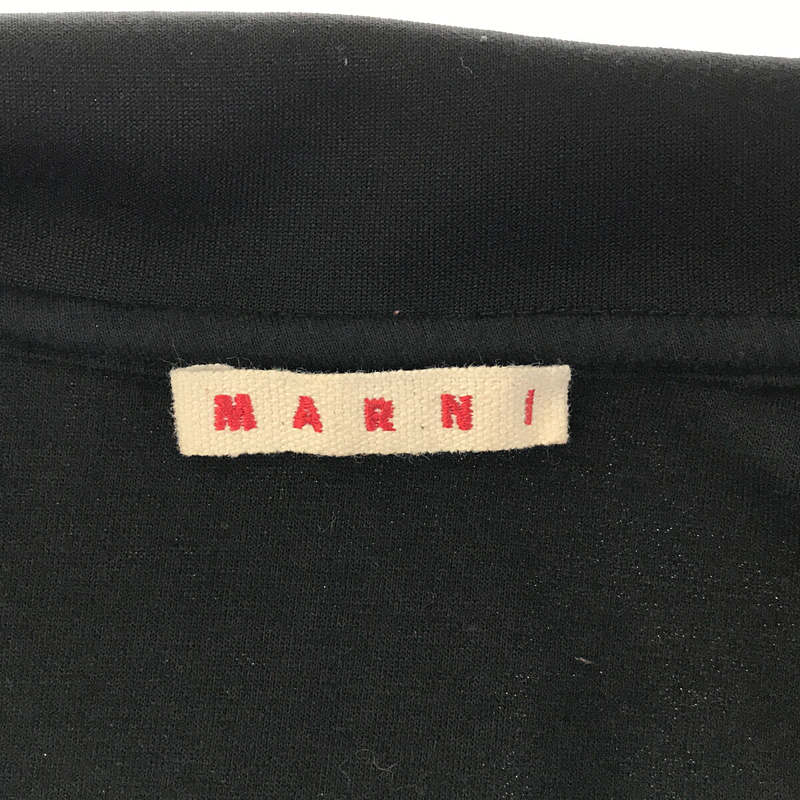 MARNI / マルニ ハイネック 胸ワッペン トラック ジャージー ジャケット