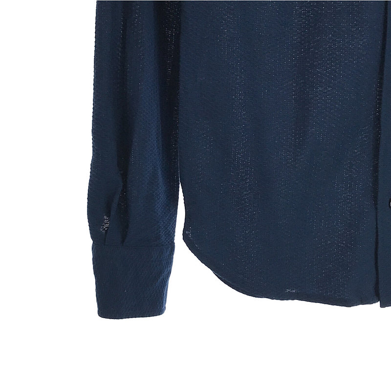 GUY ROVER / ギローバー イタリア製 ハニカム織 コットン シャツ
