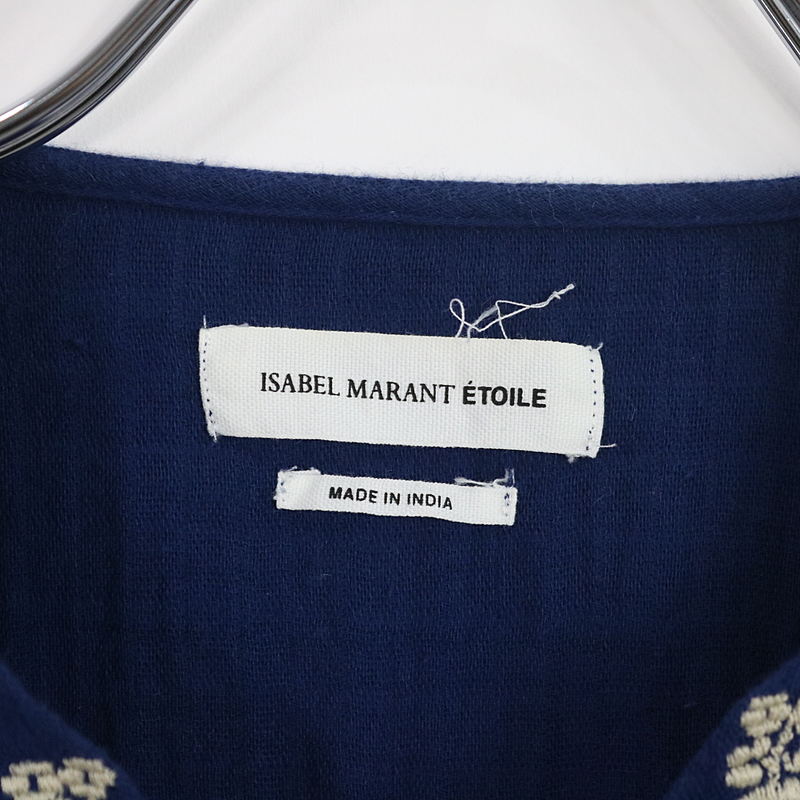 ISABEL MARANT ETOILE / イザベルマランエトワール エンブロイダリー刺繍プルオーバーブラウス