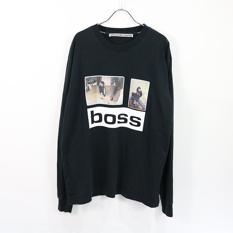 Boss Long Sleeve Tee ボスプリント長袖Tシャツ