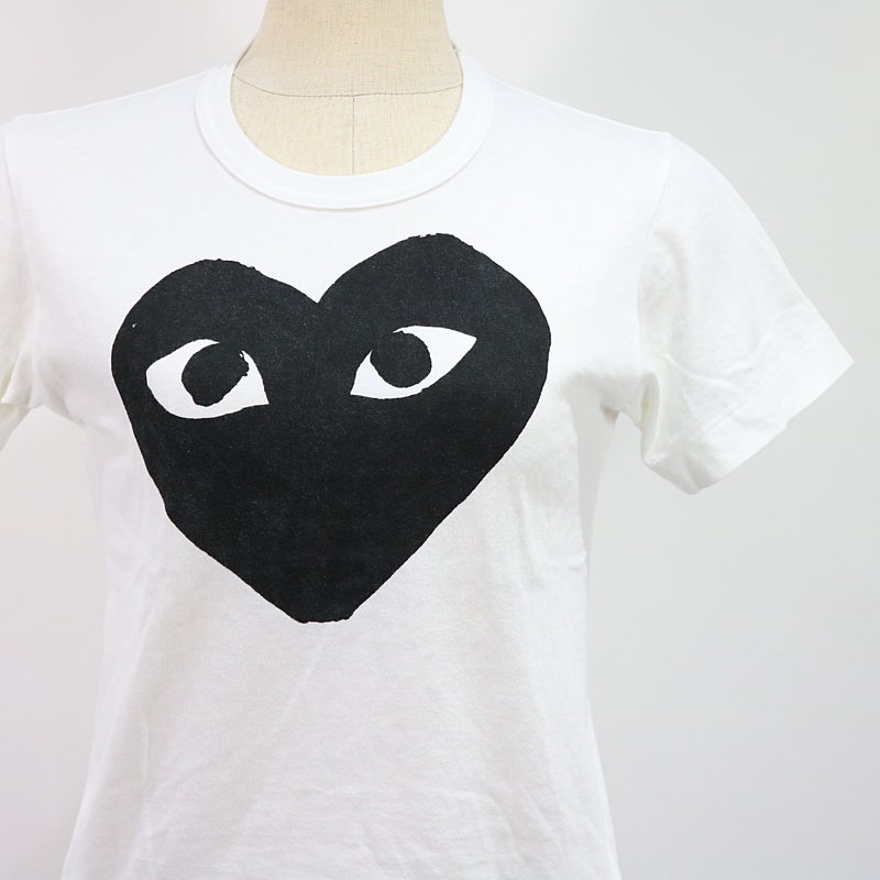 PLAY COMME des GARCONS / プレイコムデギャルソン ハートロゴプリント半袖Tシャツ