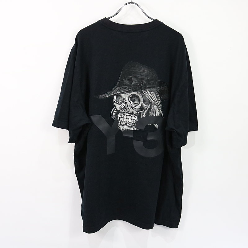 Y-3 / ワイスリー YOHJI SKULL SS TEE バックスカル刺繍Tシャツ