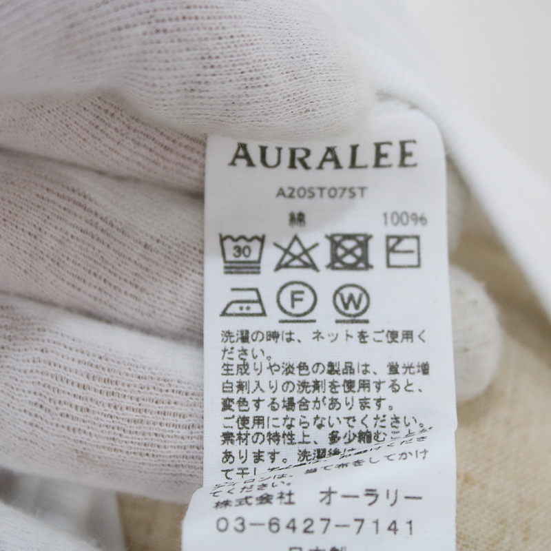 AURALEE / オーラリー SEAMLESS CREW NECK SLEEVELESS シームレスノースリーブTシャツ