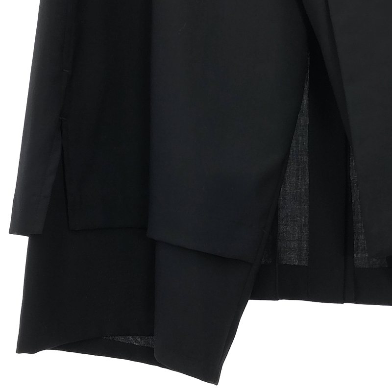 Ground Y / グラウンドワイ ドローストリング ラップ レイヤード ワイドパンツ