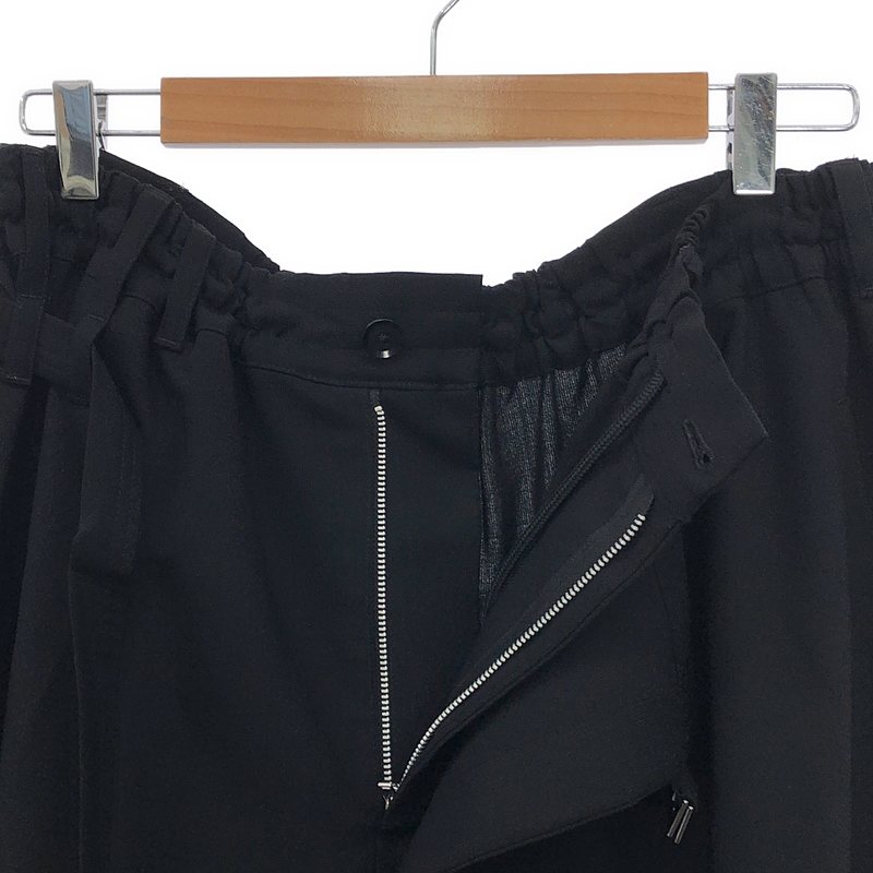 Ground Y / グラウンドワイ ドローストリング ラップ レイヤード ワイドパンツ