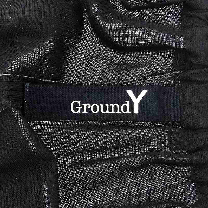 Ground Y / グラウンドワイ ドローストリング ラップ レイヤード ワイドパンツ