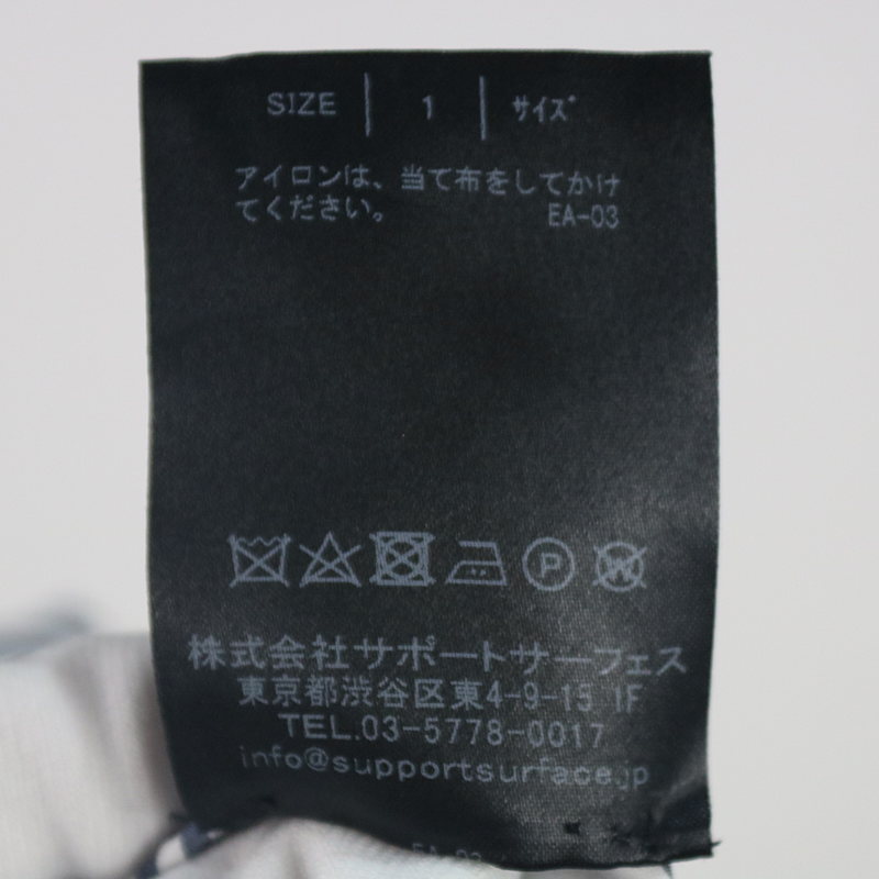 フロントデザインストライプノースリーブワンピースSUPPORT SURFACE / サポートサーフェス