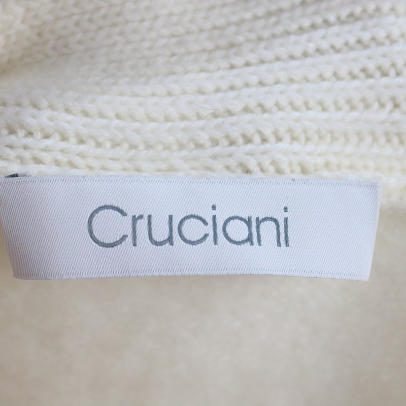 Cruciani / クルチアーニ カシミヤシルク混ロングカーディガン offwhite