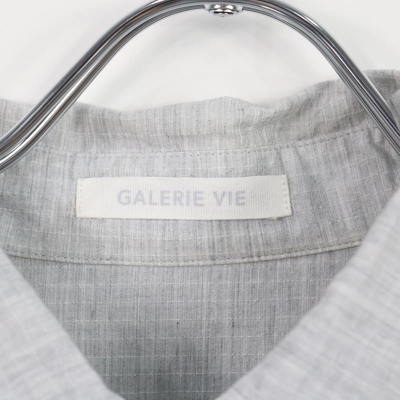 GALERIE VIE / ギャルリーヴィー カットオフデザインシャツワンピース