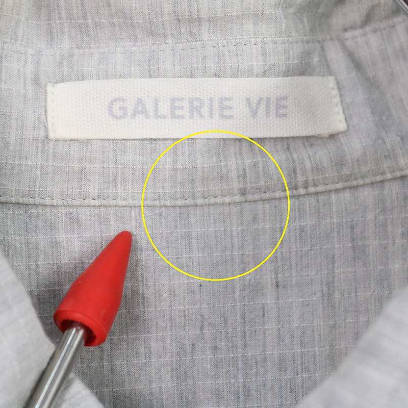 GALERIE VIE / ギャルリーヴィー カットオフデザインシャツワンピース