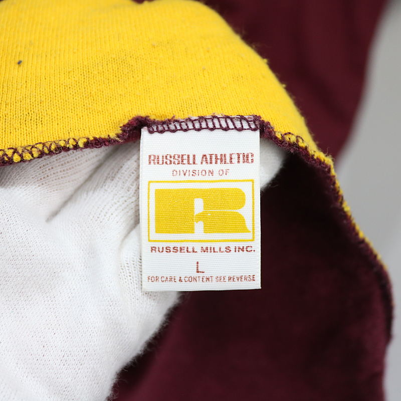 RUSSELL ATHLETIC / ラッセルアスレティック 金タグ クルーネックドルマンTシャツ
