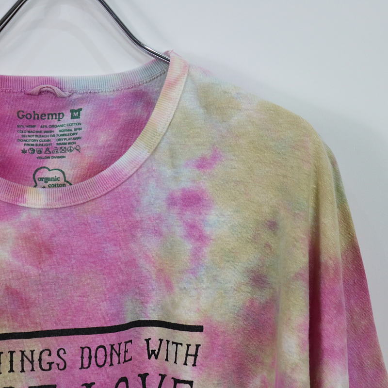 GO HEMP / ゴーヘンプ タイダイ半袖Tシャツ