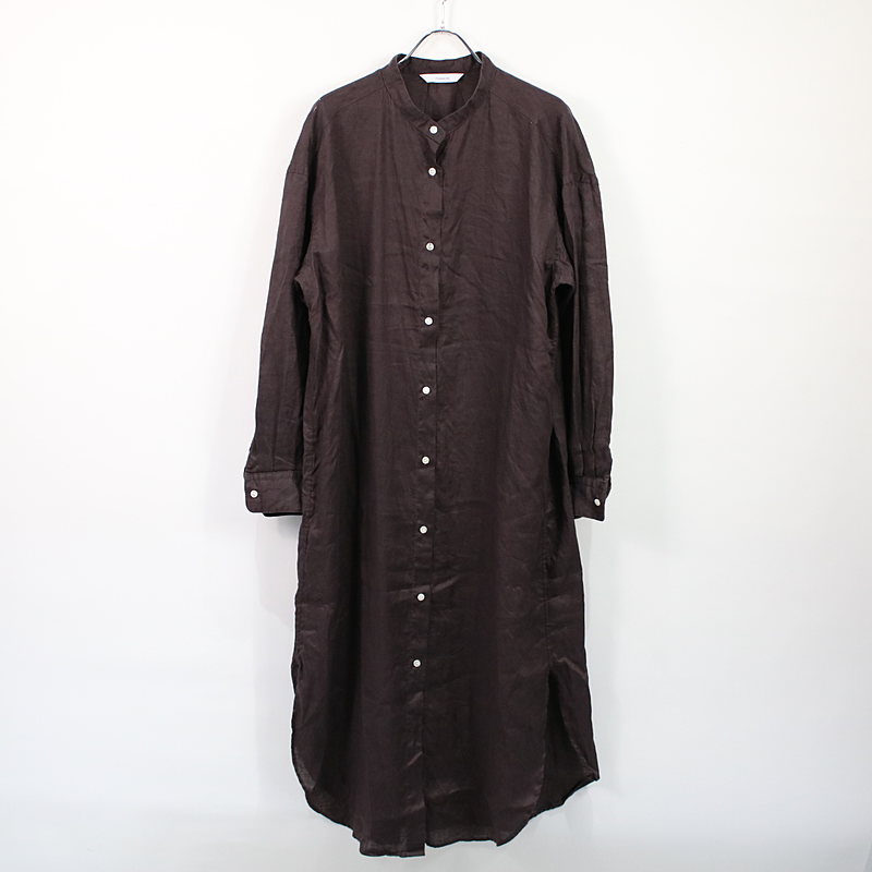 LINEN シャツワンピース