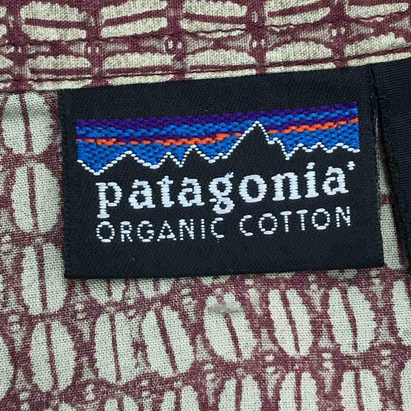 Patagonia / パタゴニア Organic Cotton コーヒー豆 オープンカラーシャツ