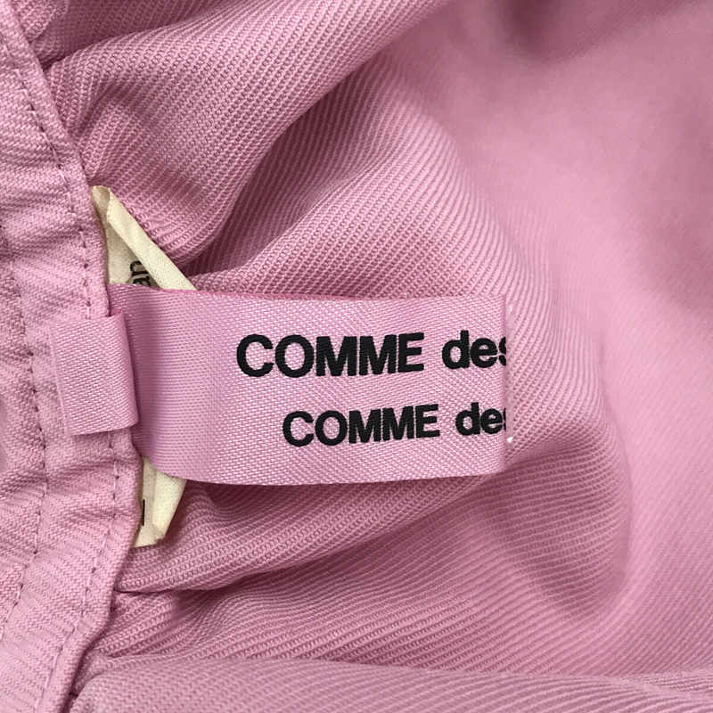 COMME des GARCONS COMME des GARCONS / コムコム LOOK掲載 ポリ縮絨 ワンショルダージャンプスカート