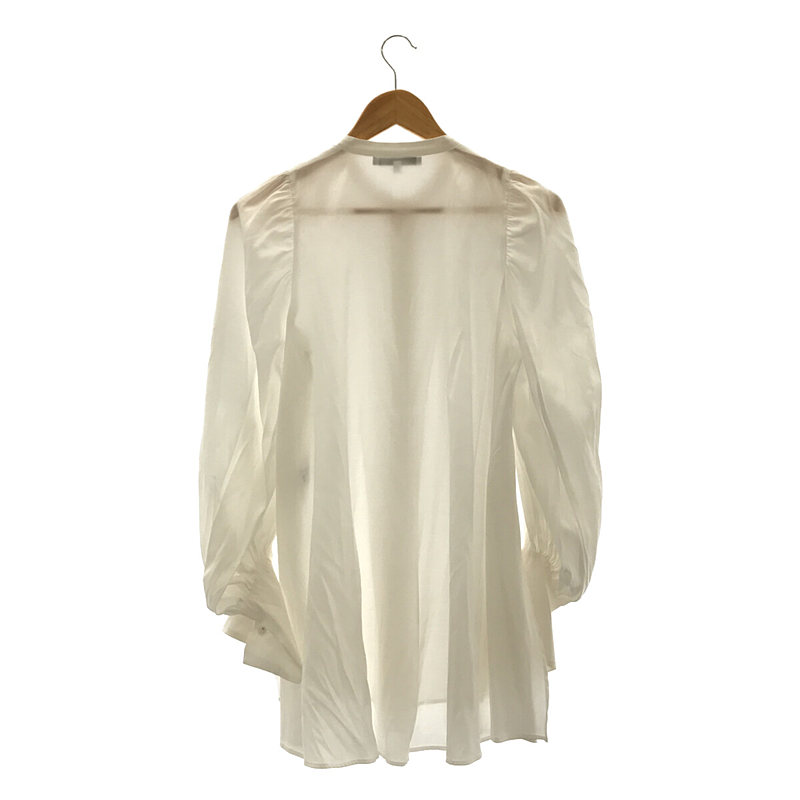 UN3D / アンスリード バンドカラーボリュームスリーブブラウス