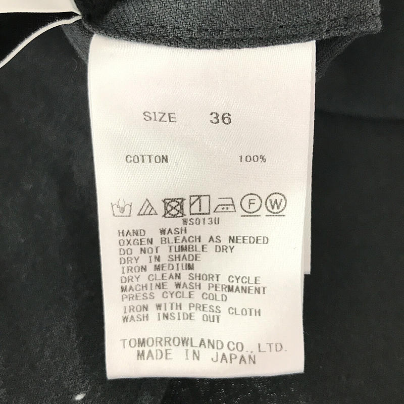 TOMORROWLAND / トゥモローランド ハーフジップチュニックブラウス